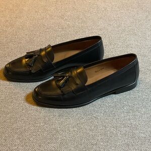 Mezlan Black Tassel Loafers